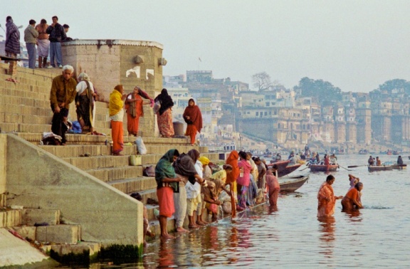 Gange à Benares - Inde