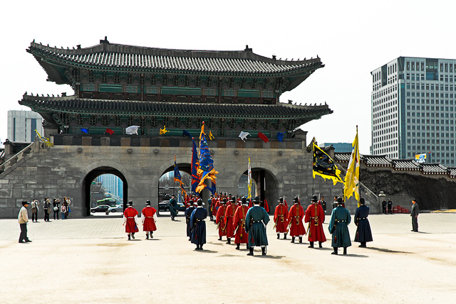Grande porte du Gyeongbok (15°s) - Séoul - Corée.jpg